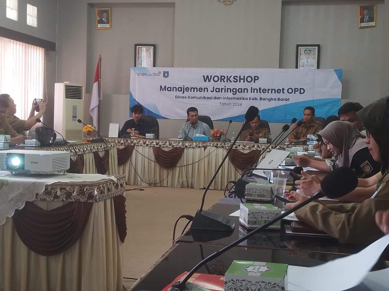 Workshop Website di Diskominfo Bangka Barat 2024