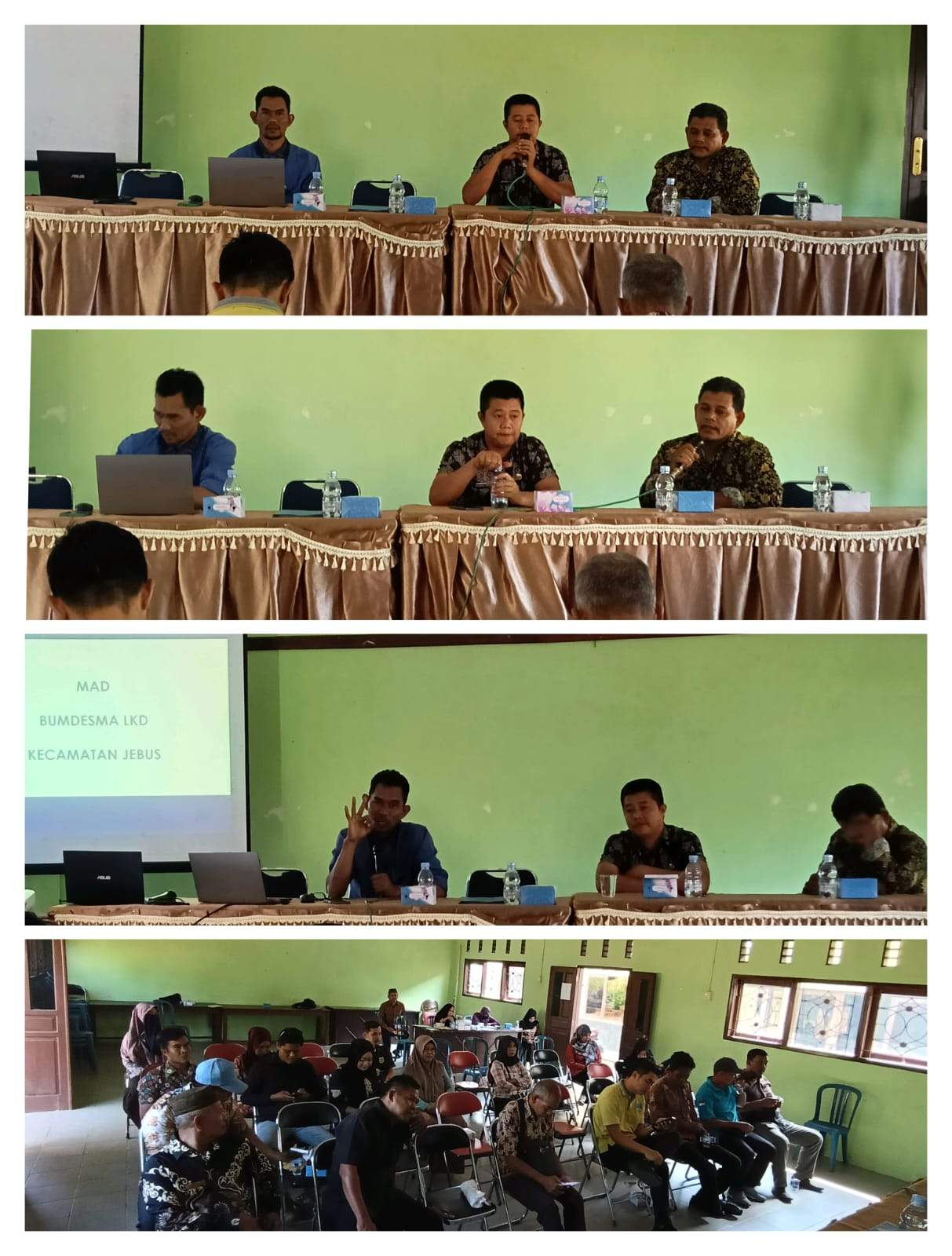 Kegiatan Musyawarah Antar Desa Pembentukan BUMDesMa Kecamatan Jebus